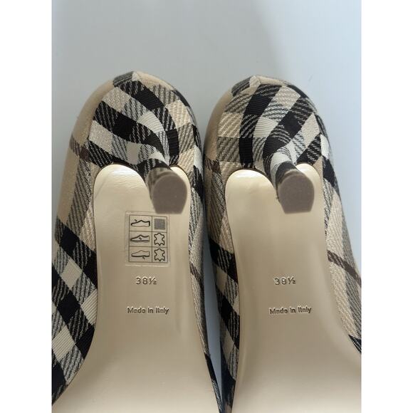 Burberry Women's Pump Alabaster IP Check Shoes 8.5 US (38.5) 8100970 IT NIB $890 - Picture 14 of 15
